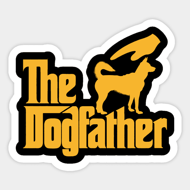 the dog father Sticker by FUNNY LIFE